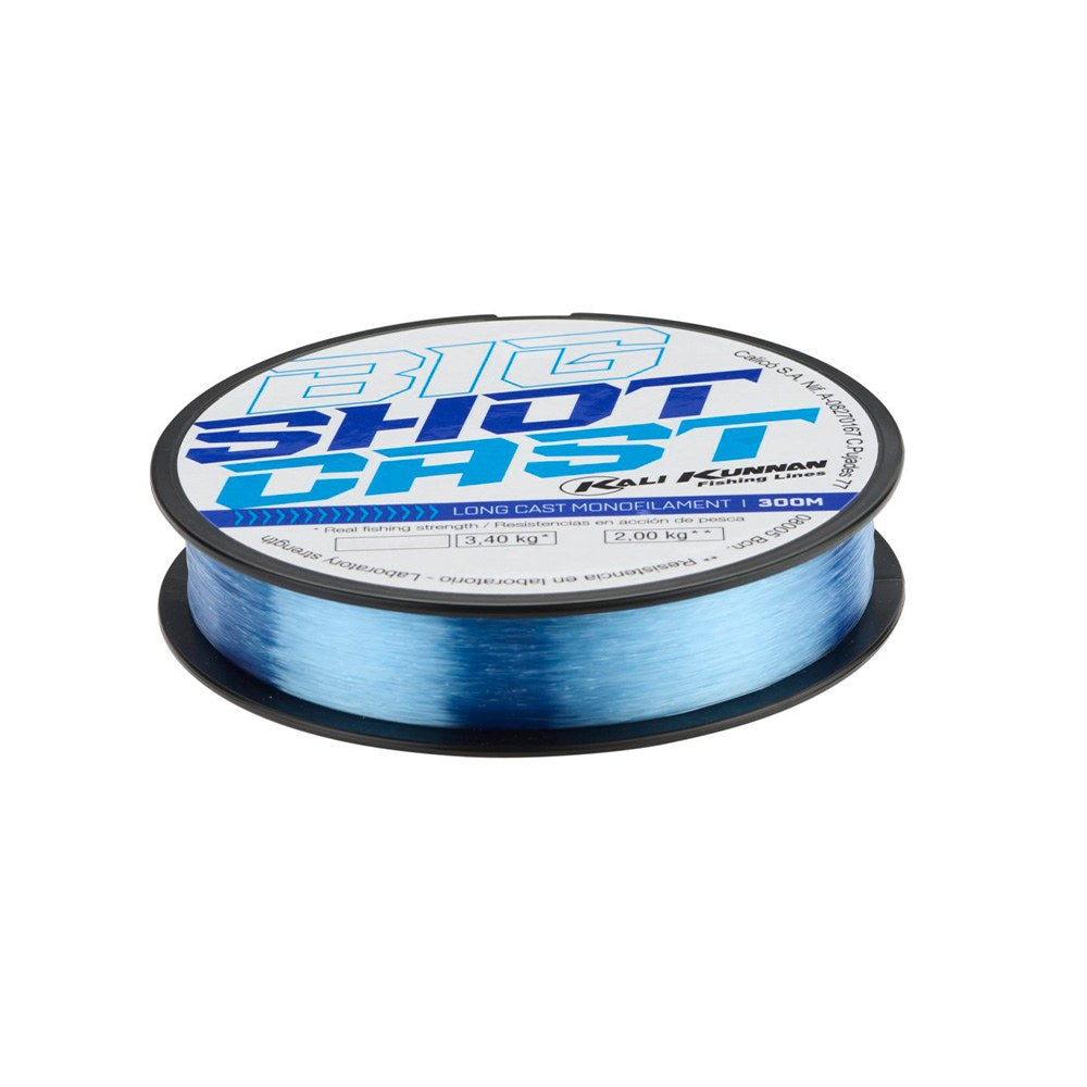 Hilo monofilamento azul, b300 big shot cast, ø0,25 mm x 300 m
