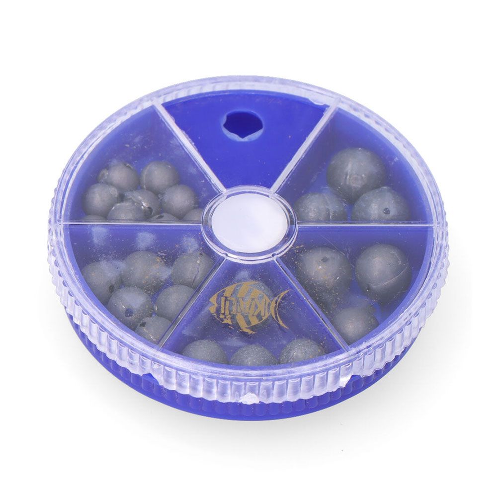 Surtido de plomo redondo perforado 100 g