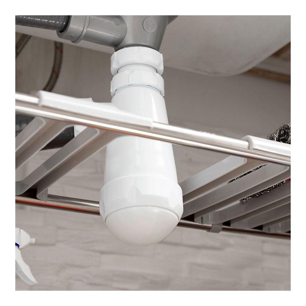 Estantería extensible de 2 estantes para fregadero shibblek 37,5 - 66,5 cm