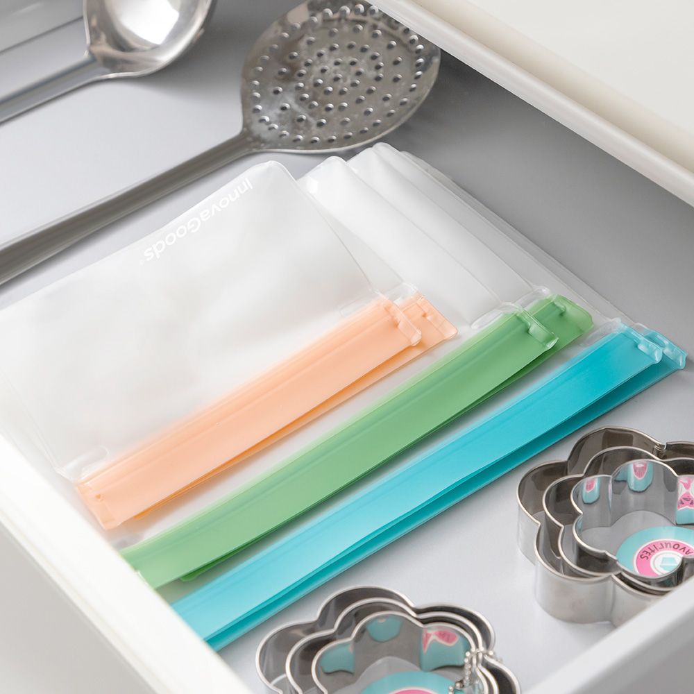 Bolsas reutilizables herméticas zags 6 piezas