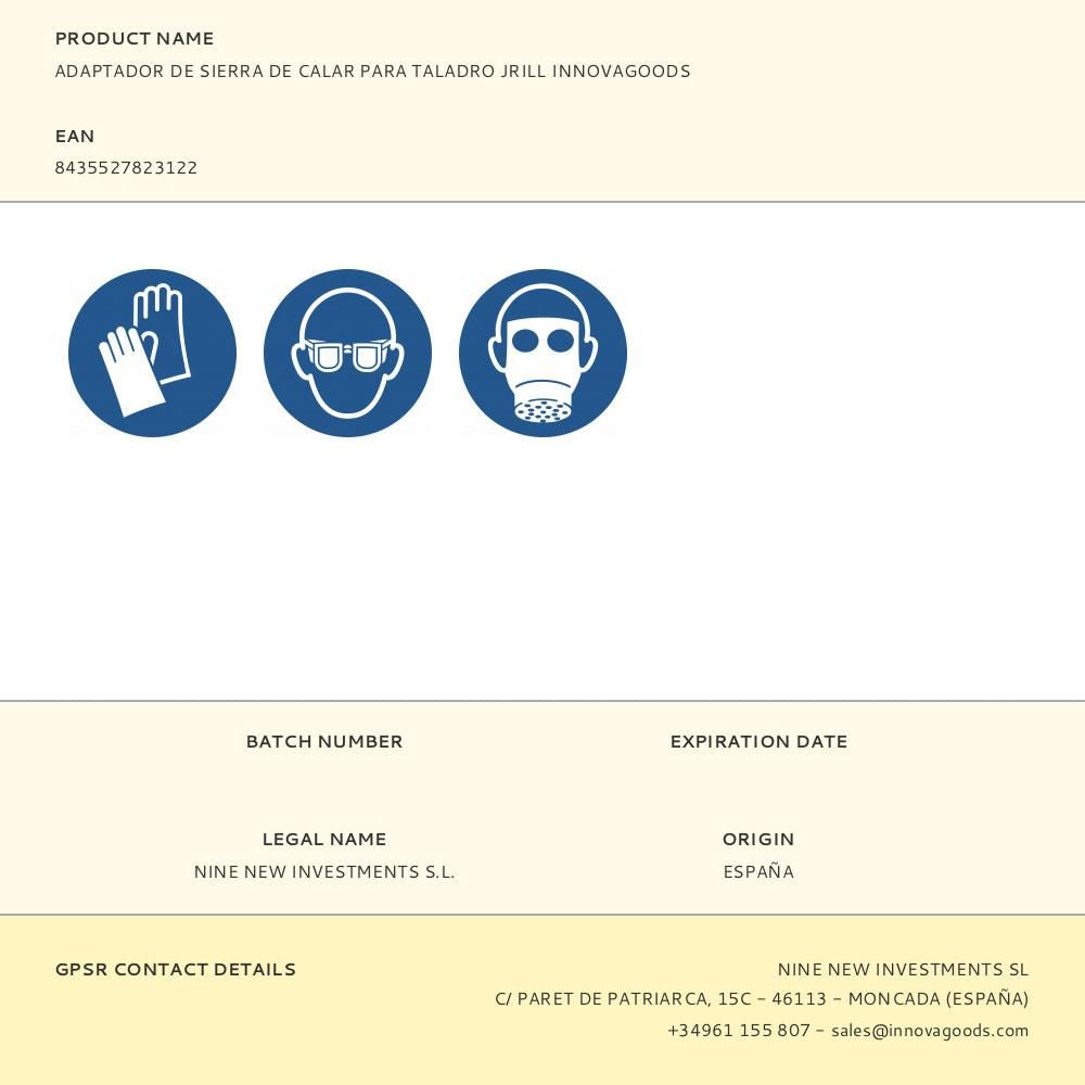Adaptador de sierra de calar para taladro jrill