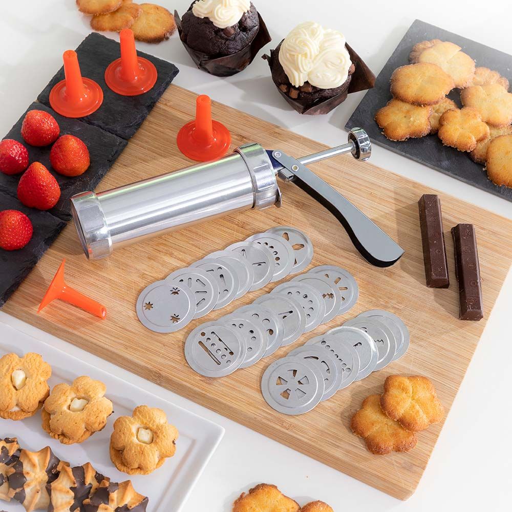Máquina para hacer galletas y manga pastelera 2 en 1 prekies