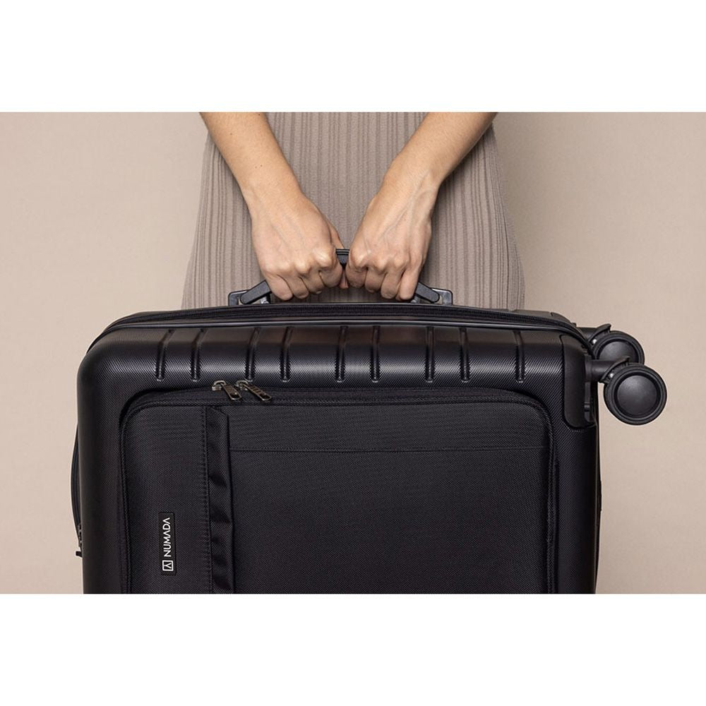 Maleta 38l de cabina t21 negra rigida business 55x35,5x23,5cm 1200608 numada