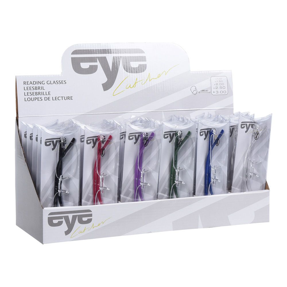 Gafas de lectura colores surtidos, expositor 30 uds