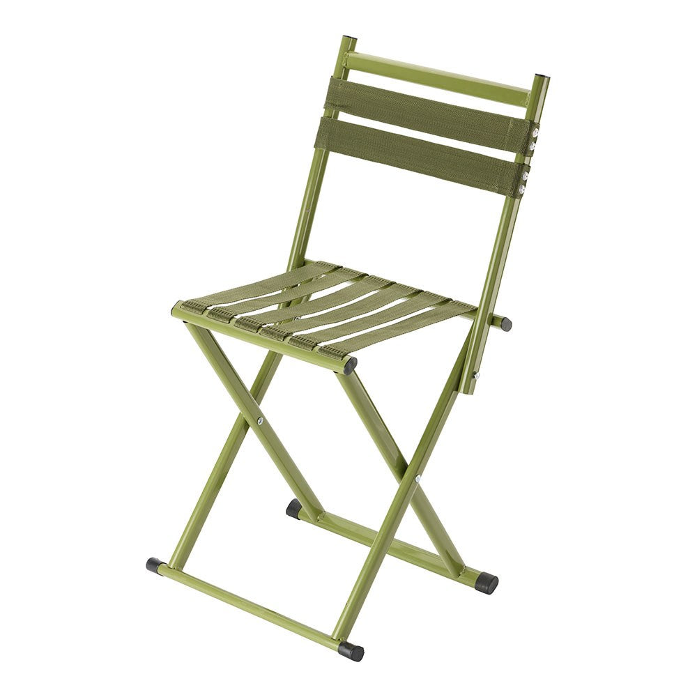 Silla plegable travel verde, 30 x 30 x 70 cm