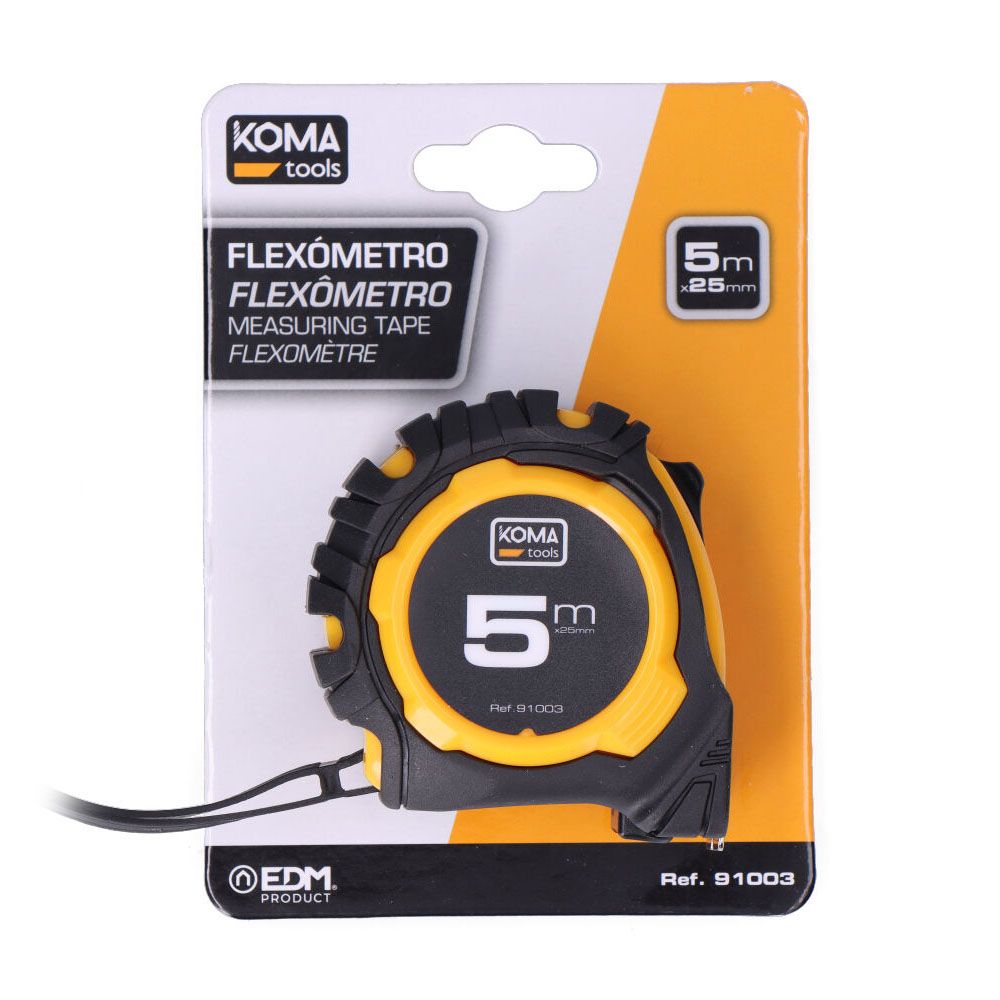 Flexómetro abs standard, 5 m x 25 mm