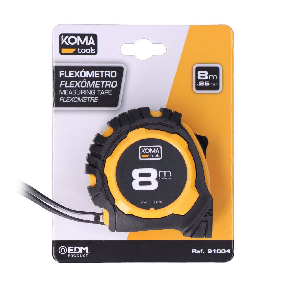 Flexómetro abs standard, 8 m x 25 mm
