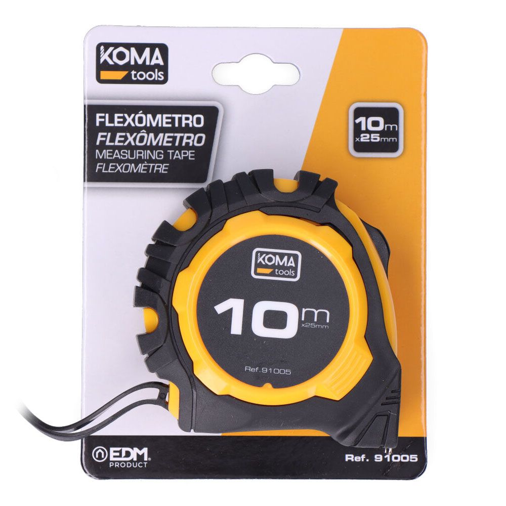 Flexómetro abs standard, 10 m x 25 mm