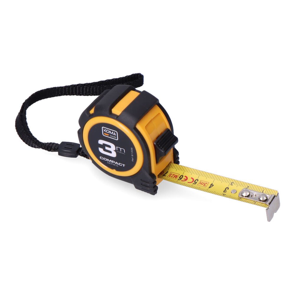 Flexómetro abs compact 3 m x 16 mm