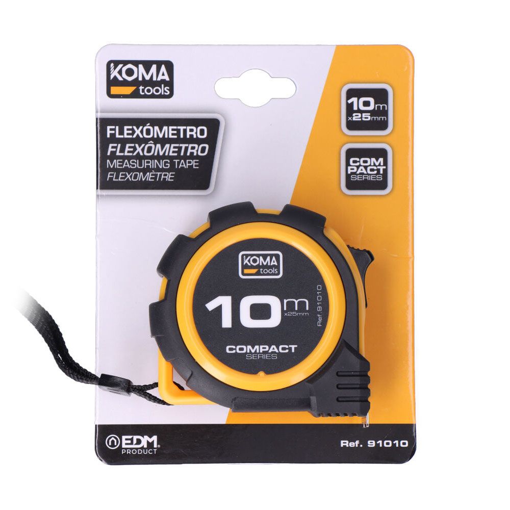Flexómetro abs compact 10 m x 25 mm
