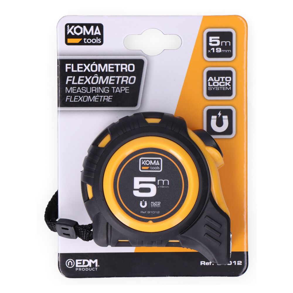 Flexómetro abs magnet 5 m x 19 mm