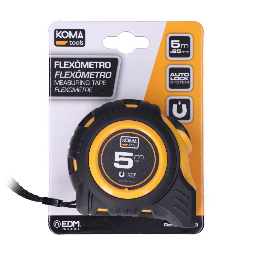 Flexómetro abs magnet 5 m x 25 mm