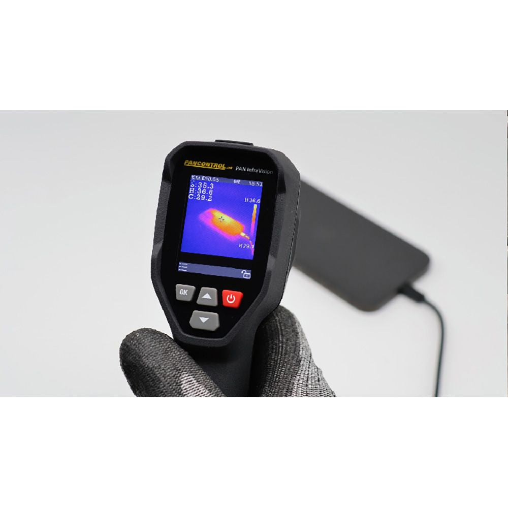 Cámara térmica infrarroja, 5,5 x 8 x 18 cm