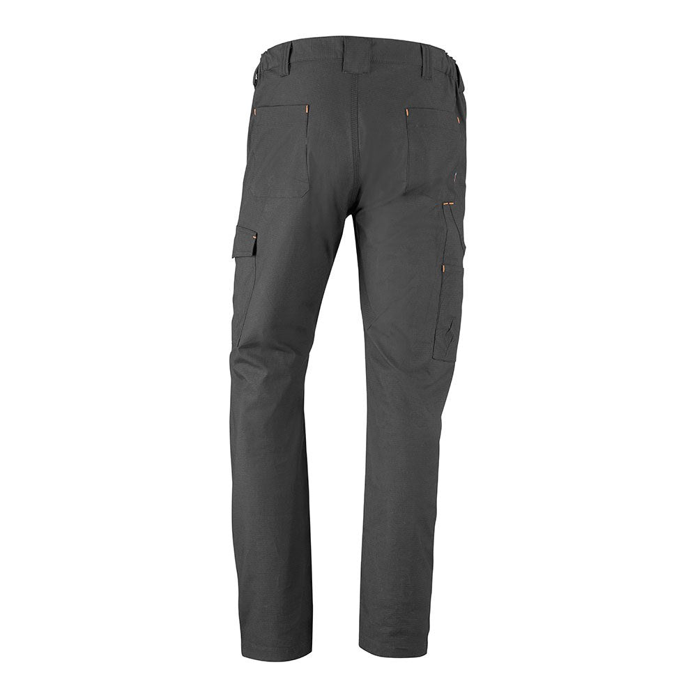 Pantalón multibolsillo elástico road gris, talla xl