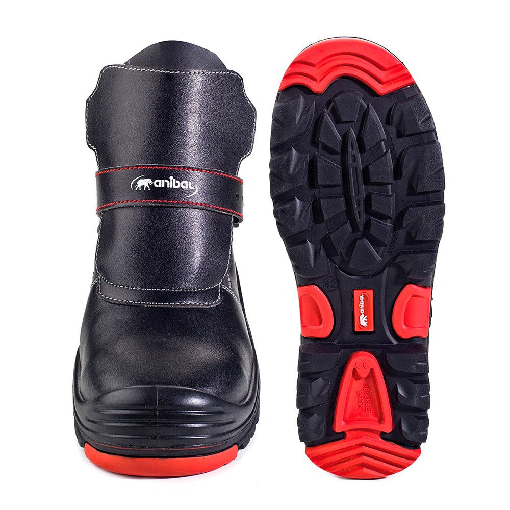 Bota albañil, termópilas, diseño metal free, en20345 s3 hi ci hro src, talla 40