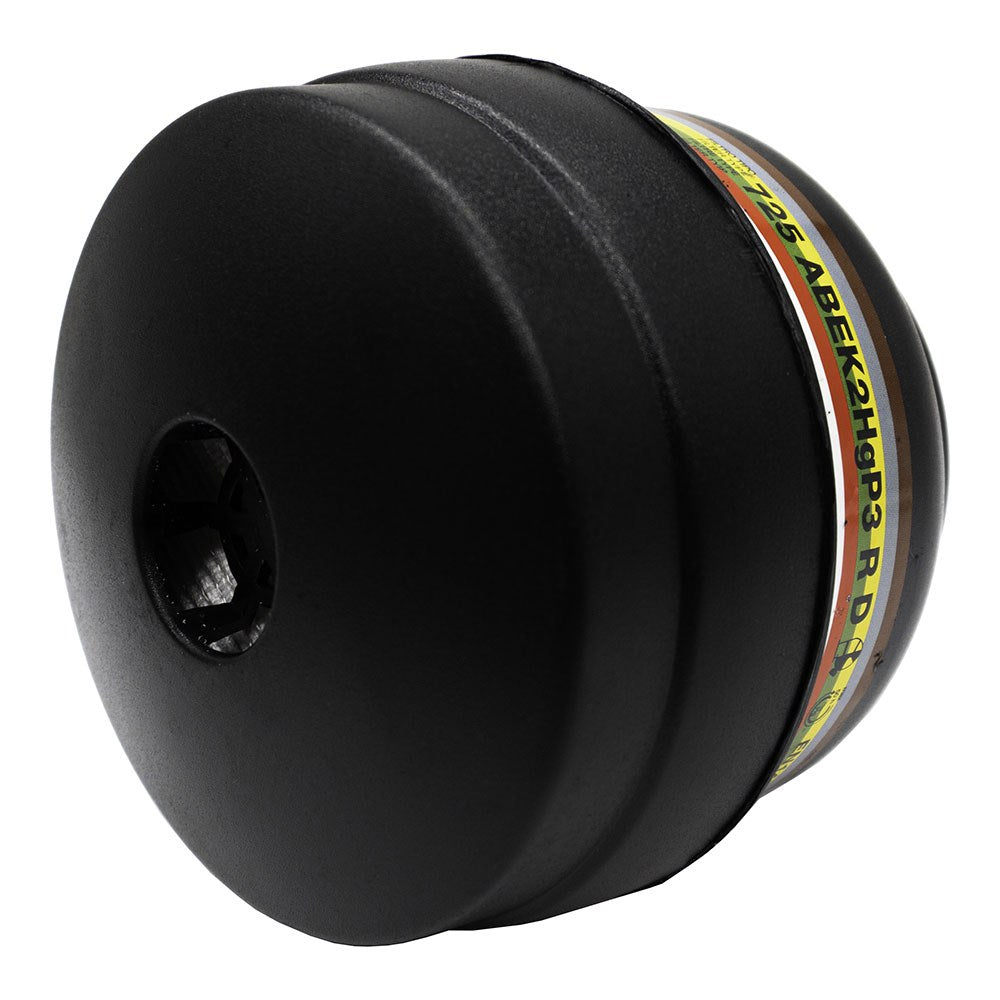 Filtro para máscara de protección abek2hgp3 r, reutilizable, modelo 725, rosca rd40