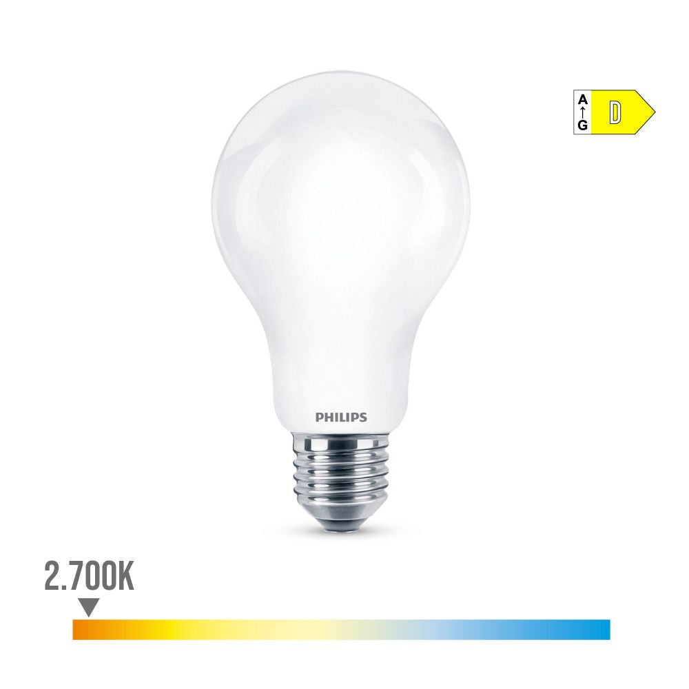 Bombilla standard led e27 13 w 2000 lm 2700 k luz calida ø7 x 12,1 cm