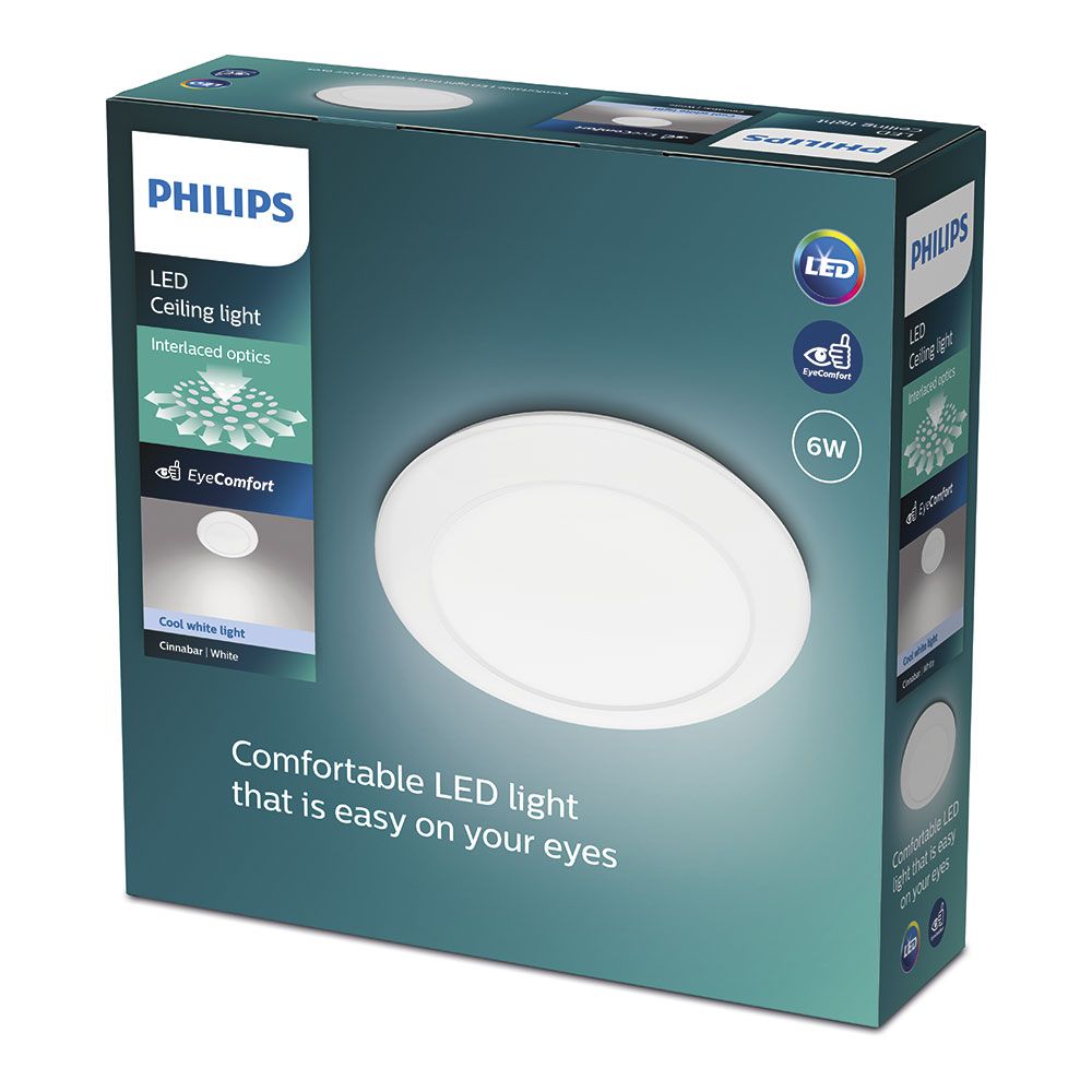 Plafón led circular cinnabar 17 w 4000 k 1500 lm ø32 x 7,9 cm