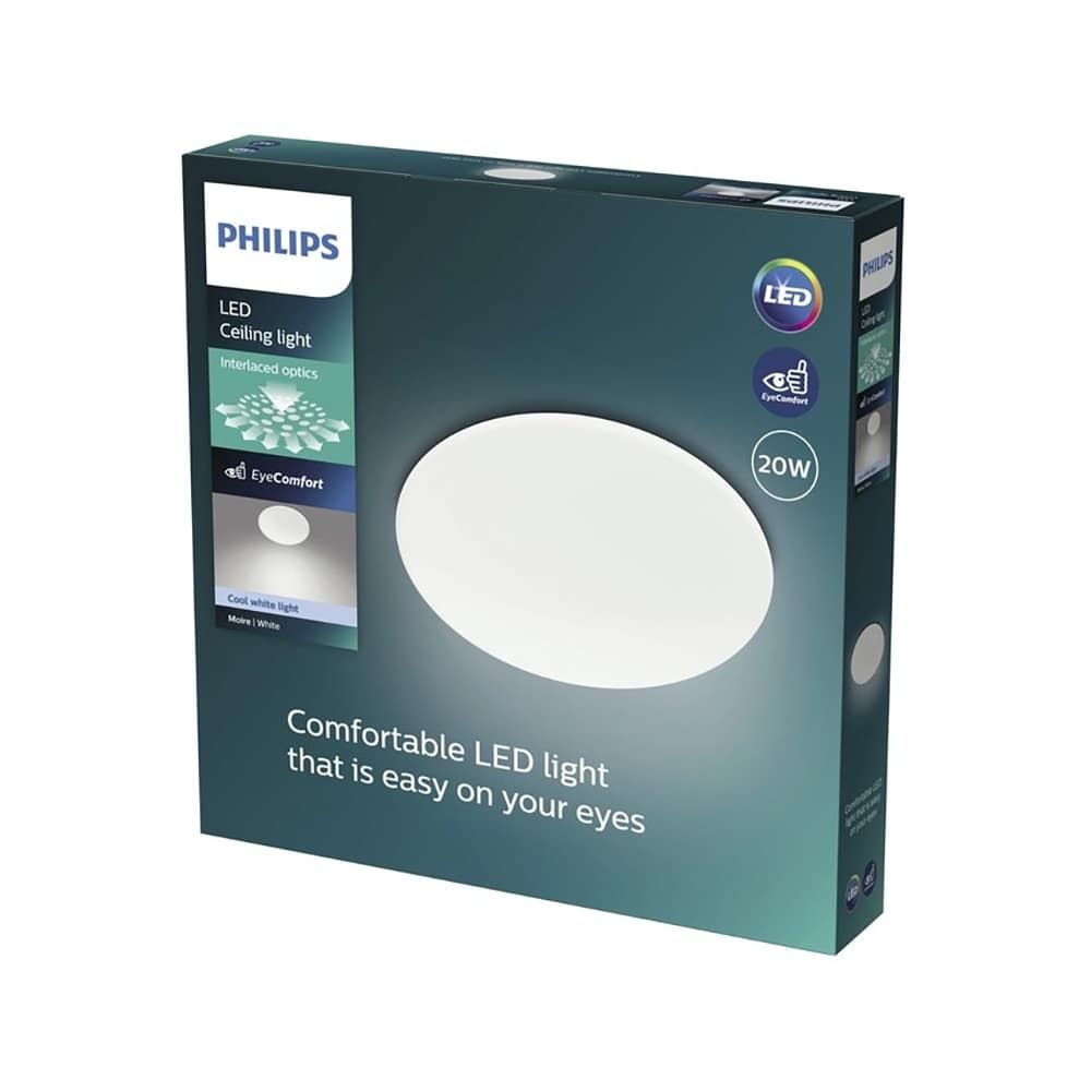 Plafón led circular moire 20 w 4000 k 2300 lm ø38 x 5 cm