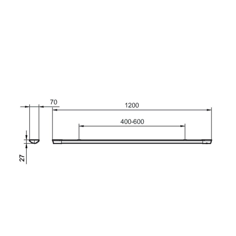 Regleta 30 w 3000 lm 4000 k 120 cm