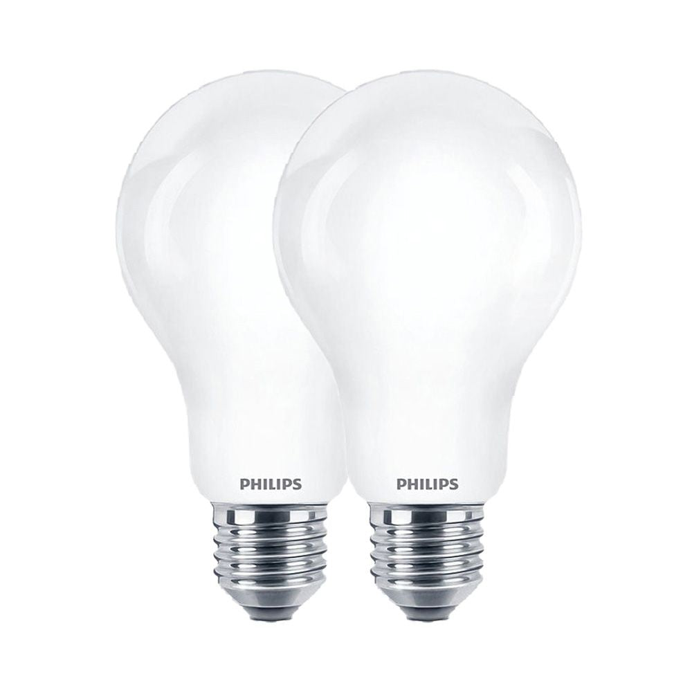 Bombilla estándar led e27 10,5 w 1521 lm 2700k luz cálida, 2 uds.