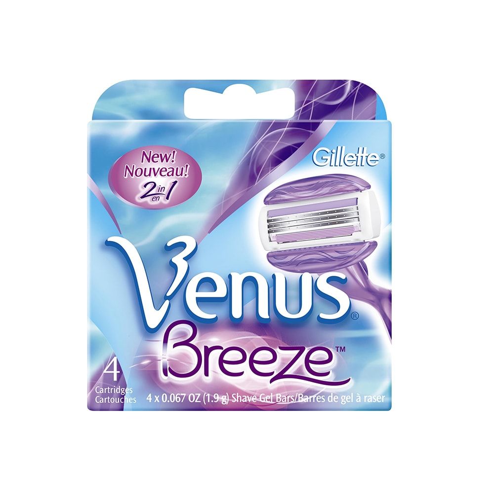 Cuchillas de recambio venus rec breeze pack 4 uds