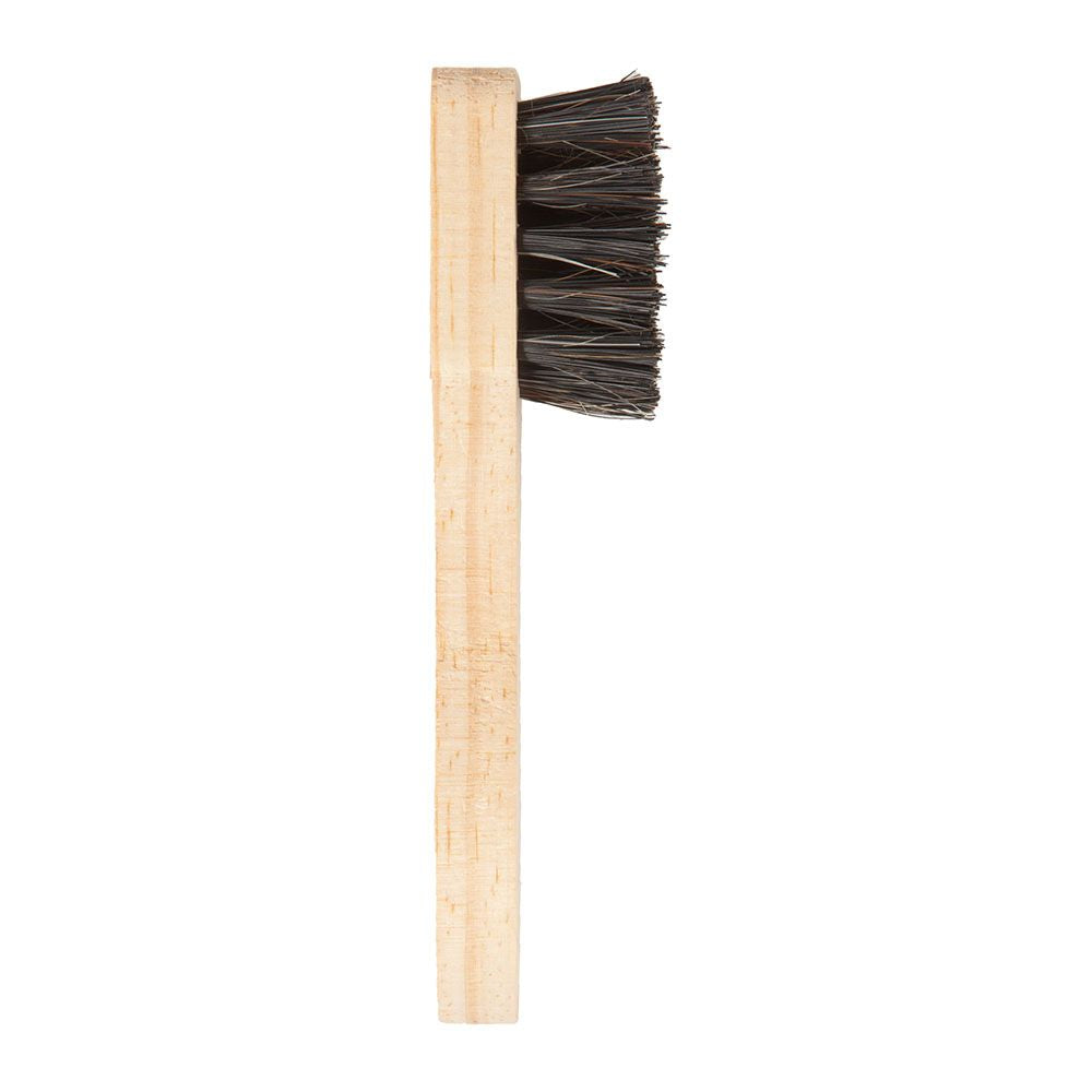 Cepillo para calzado leopardo mango de madera, para untar betún especial