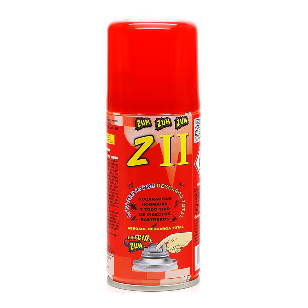 Insecticida descarga total zii insectos rastreros y voladores 150 ml