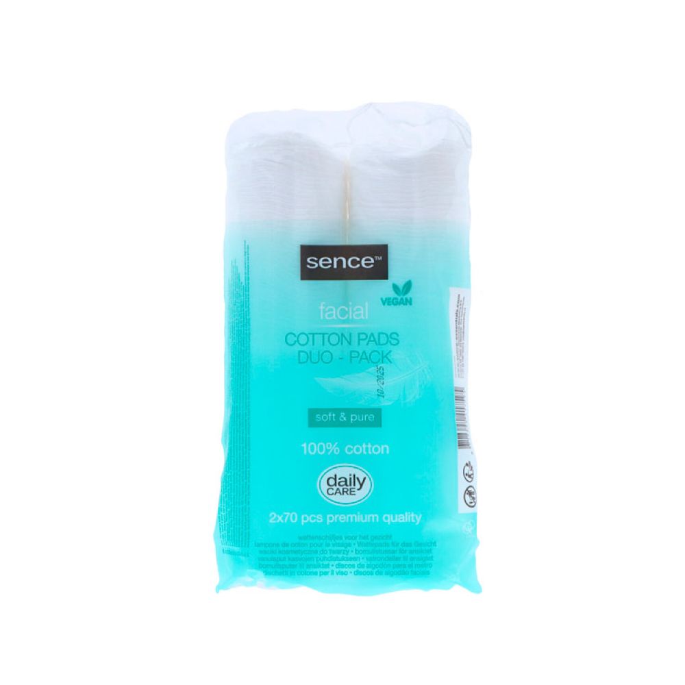 Discos desmaquillantes, 2 x 70 uds