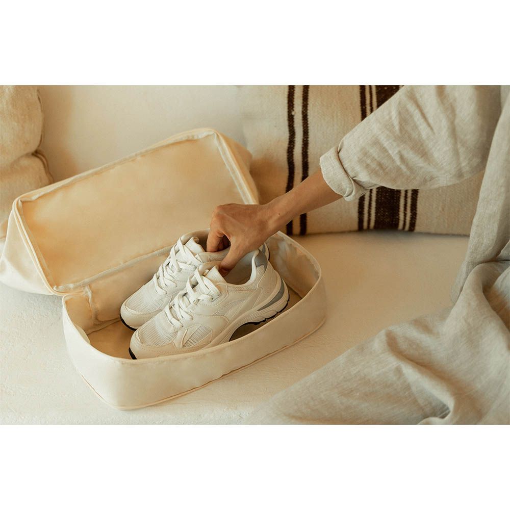 Bolsa de avion beige 25 - 35 l