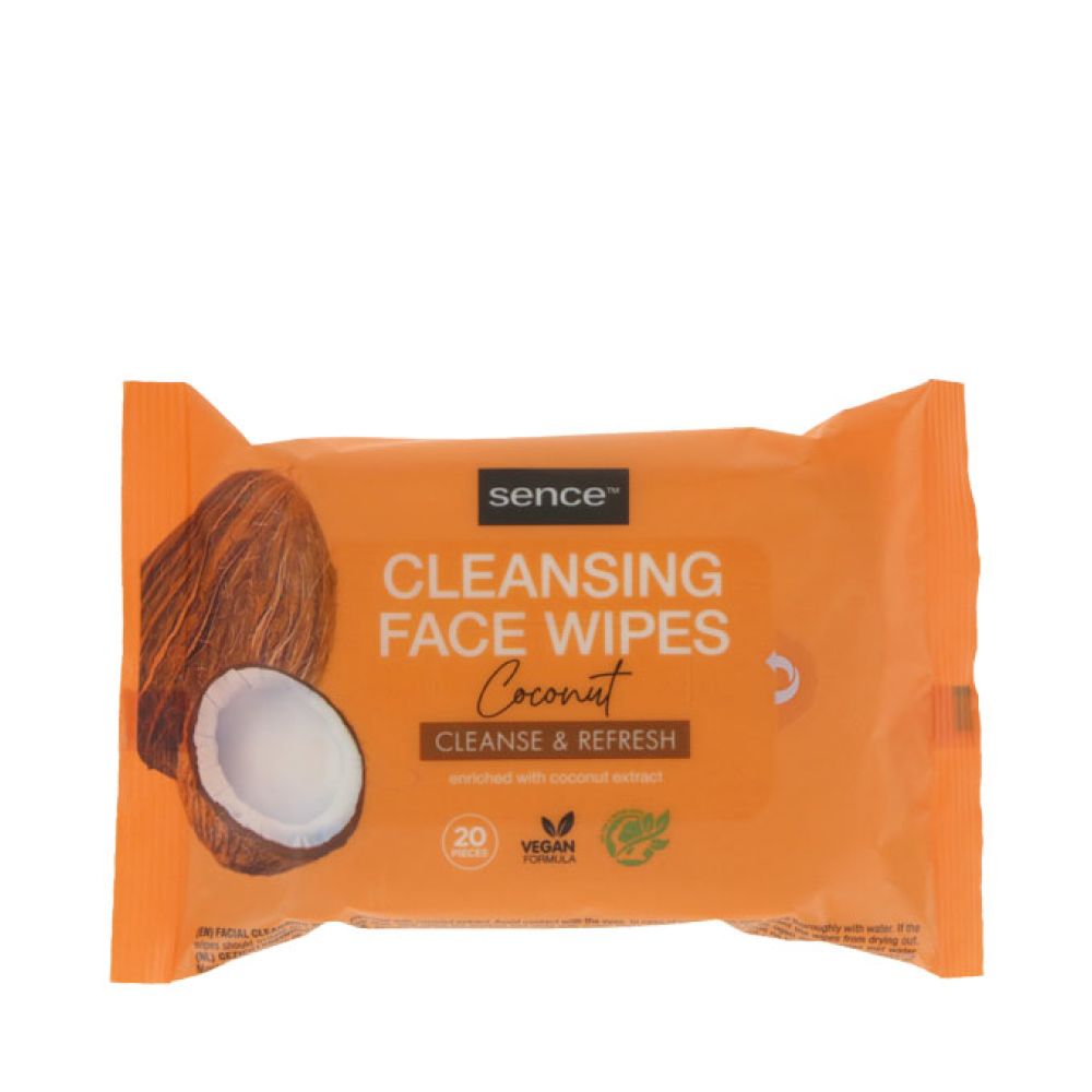 Toallitas desmaquillantes coco 20 uds