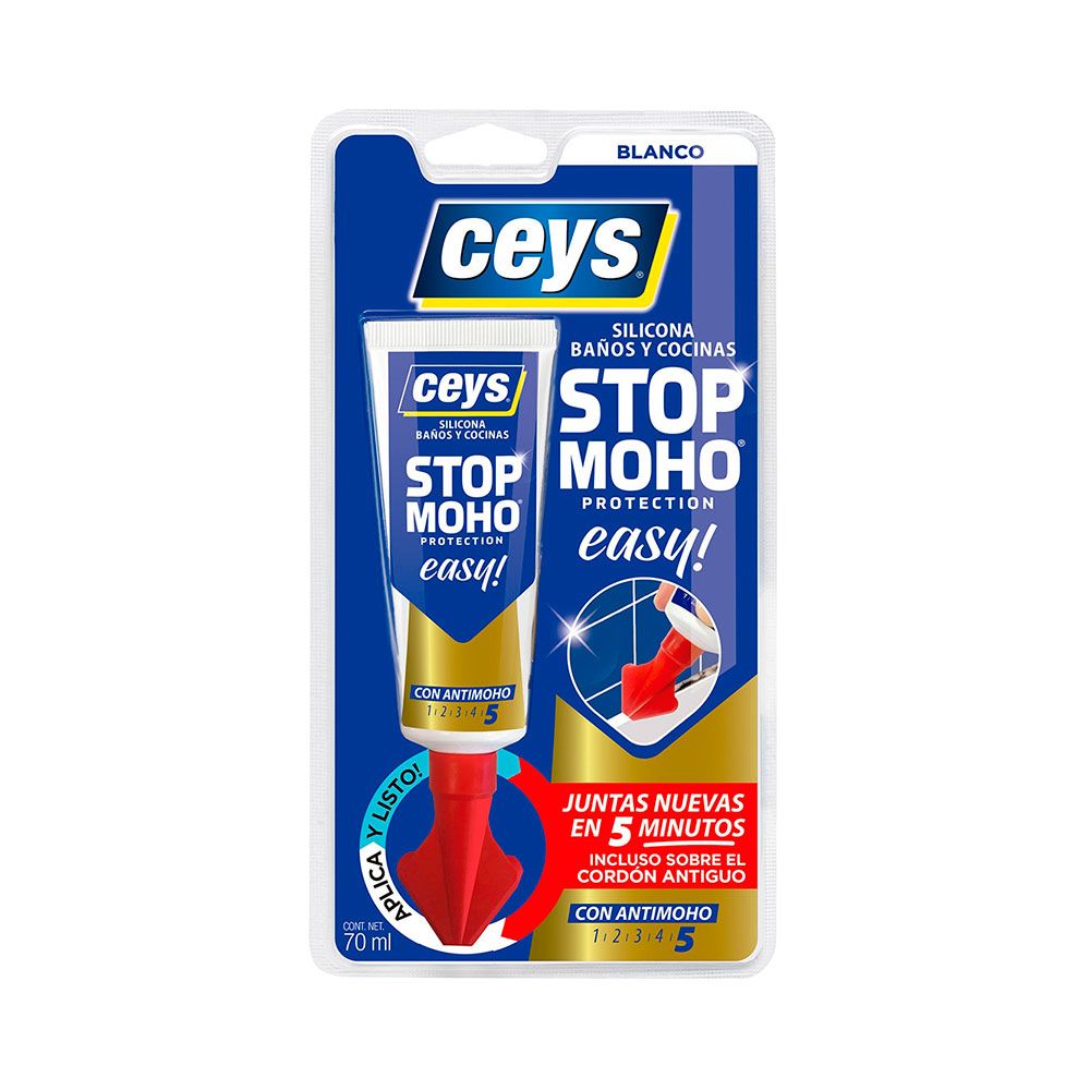 Silicona stop moho easy blanco 70 ml