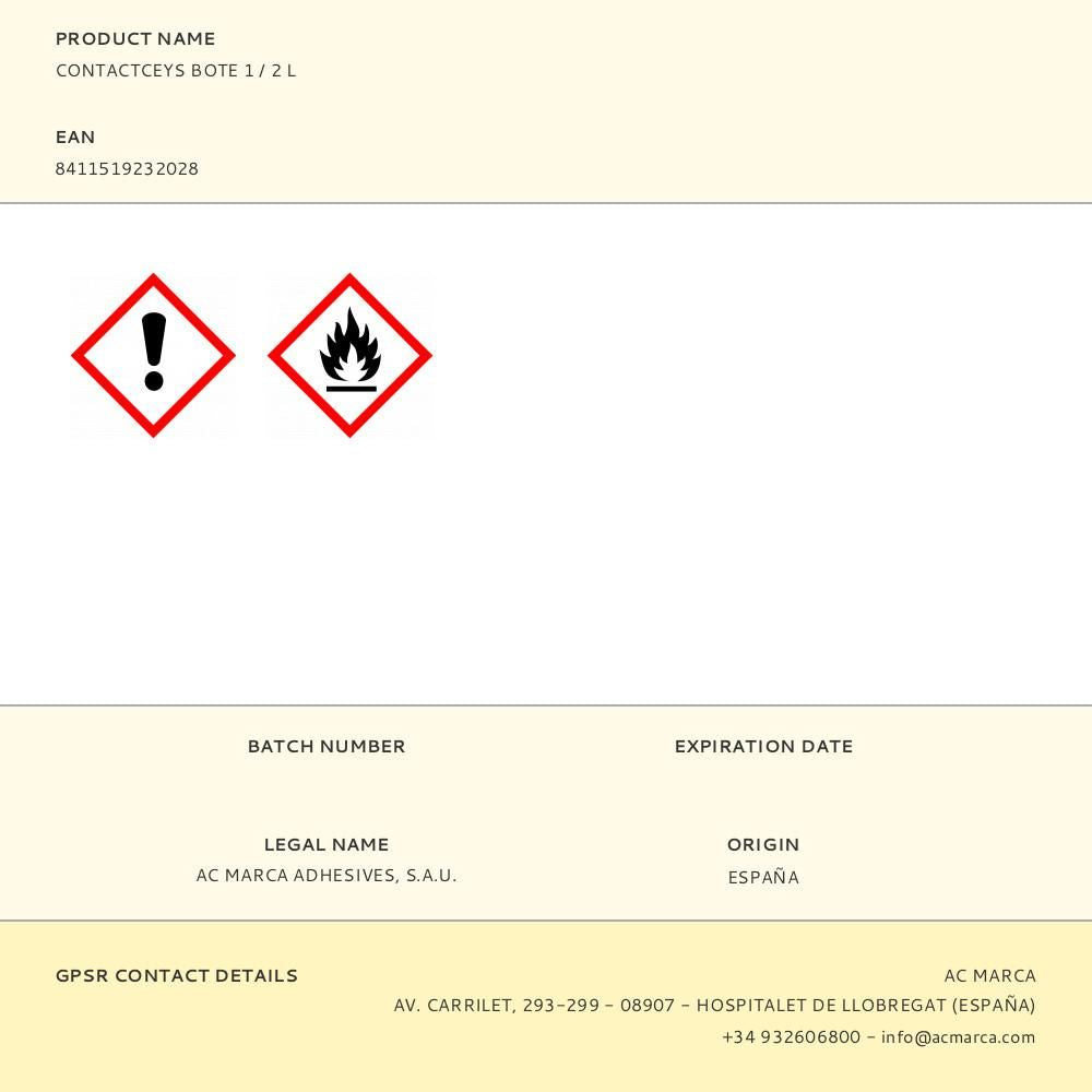 Contactceys bote 1 / 2 l