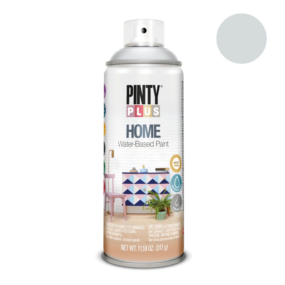 Pintura acrílica spray home water-based 520 cc foggy blue hm120