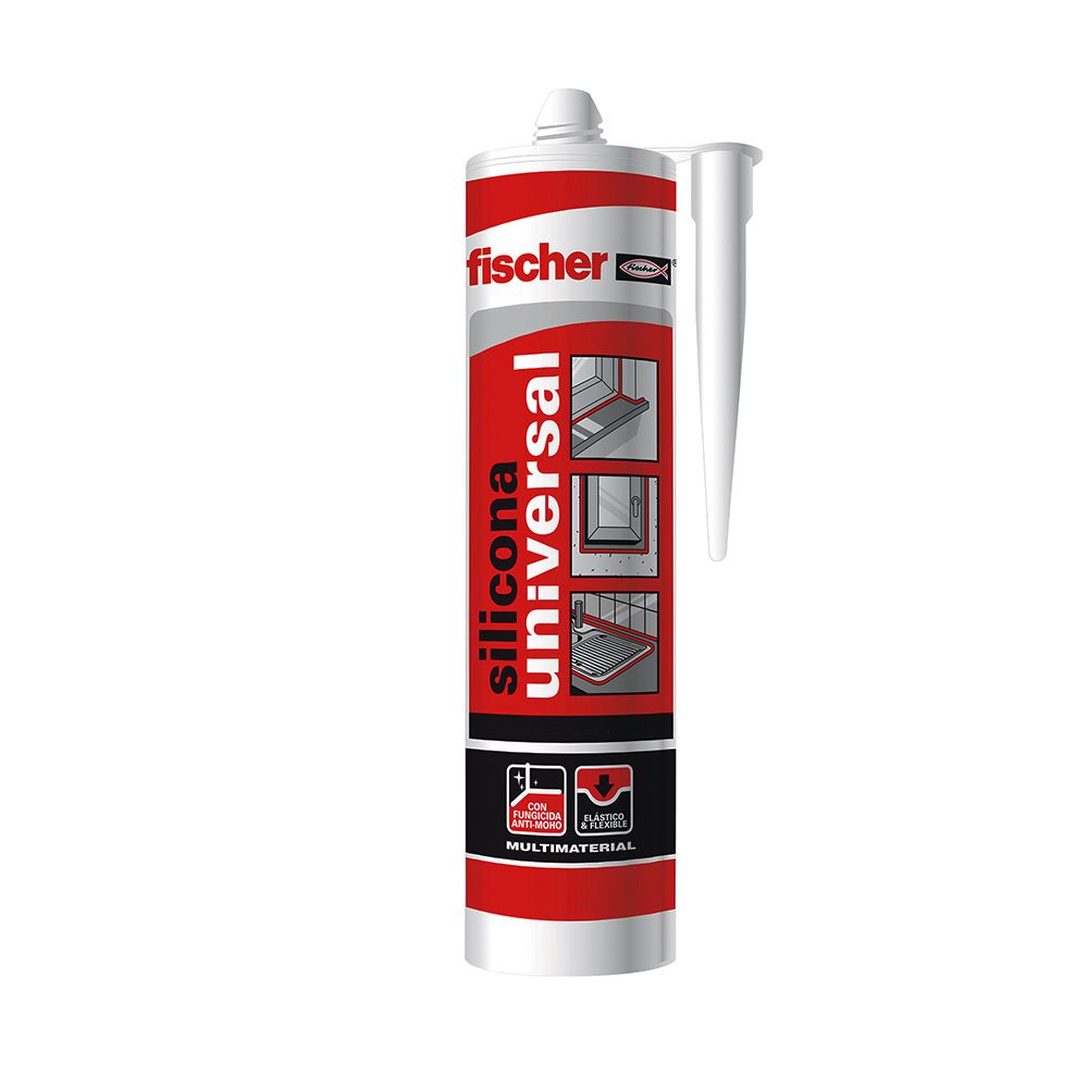 Silicona universal multimaterial gris 280 ml