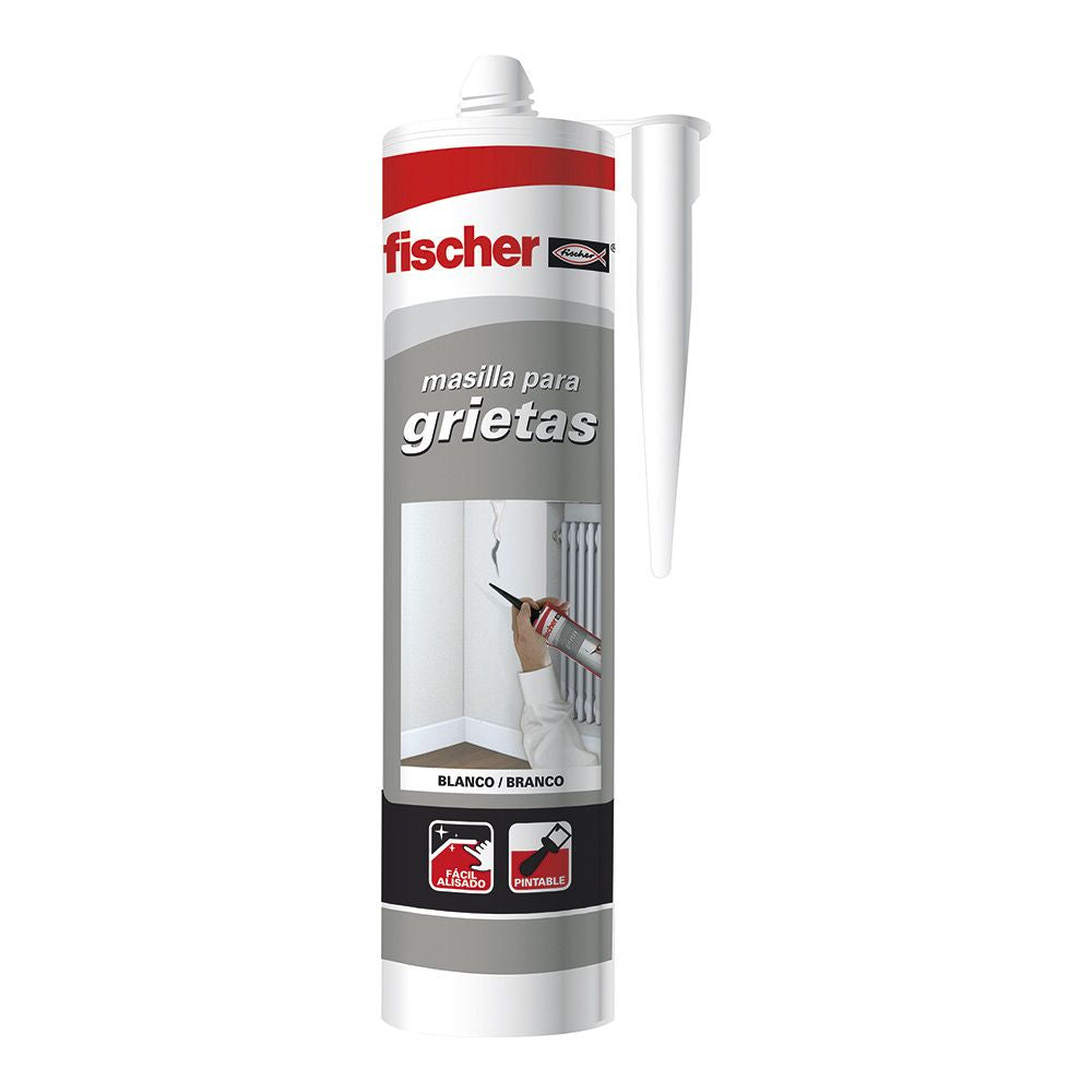 Masilla grietas exterior protegido gris 300 ml