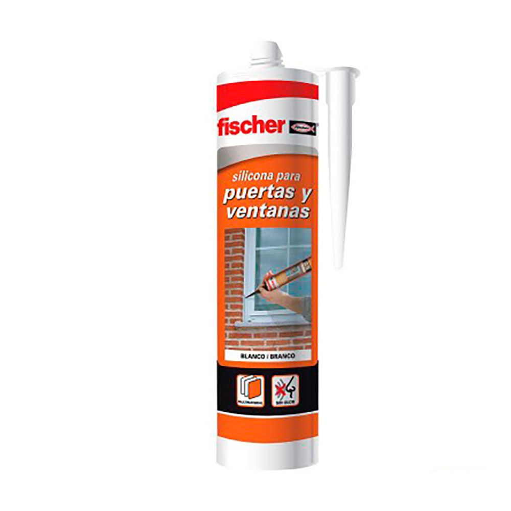 Silicona neutra puertas y ventanas blanco 300 ml
