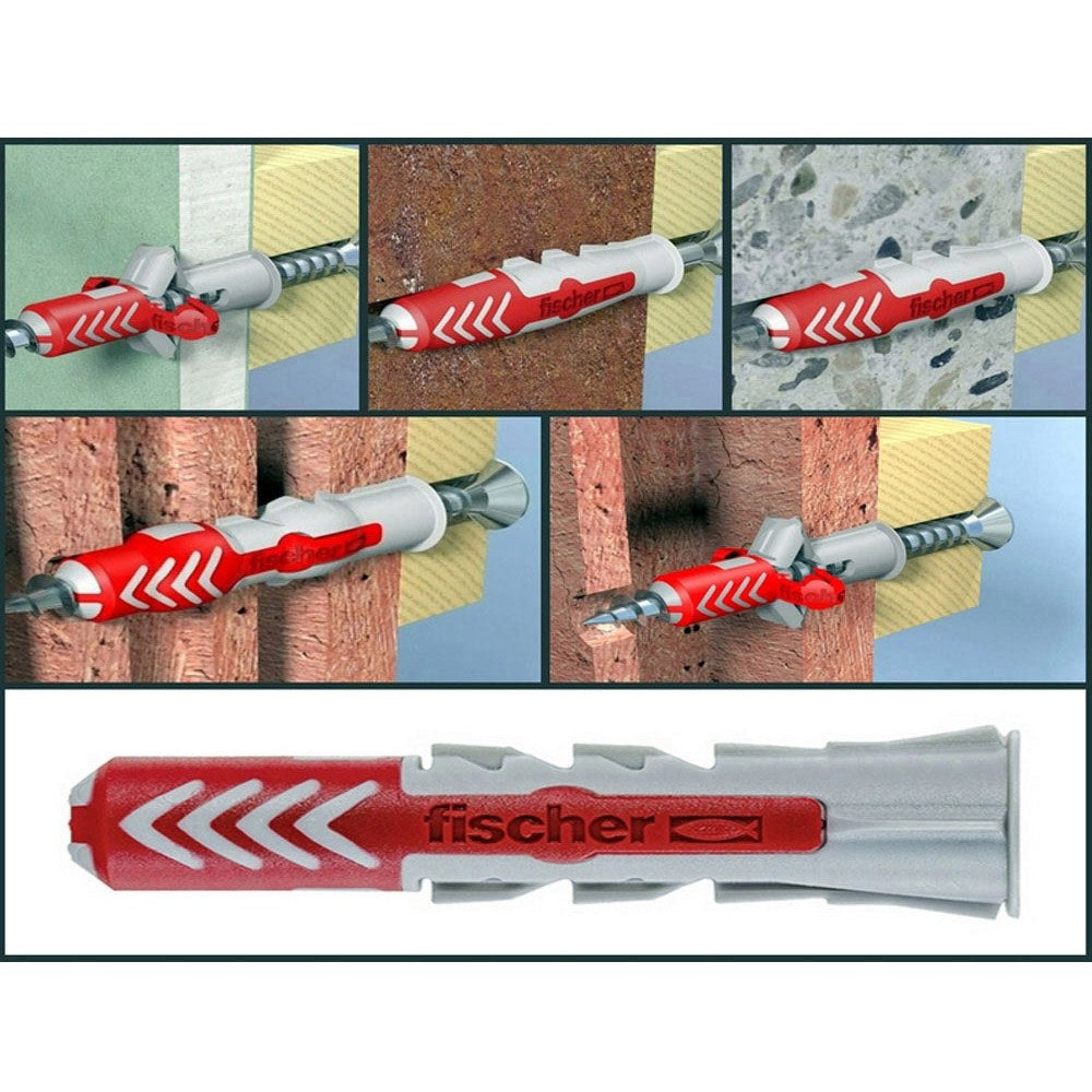 Taco duopower ø10 x 50 mm, caja 50 uds