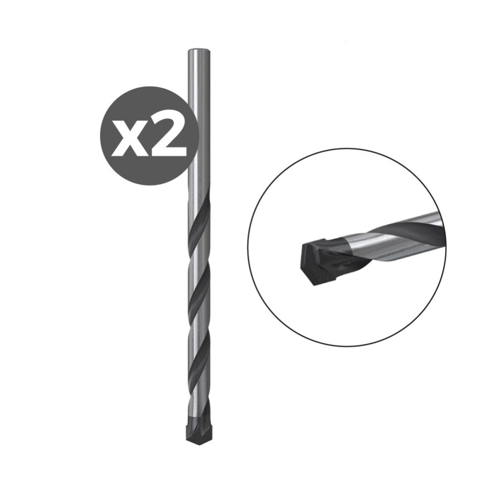 Broca percusión e, 2 uds, ø3,00 x 60 mm