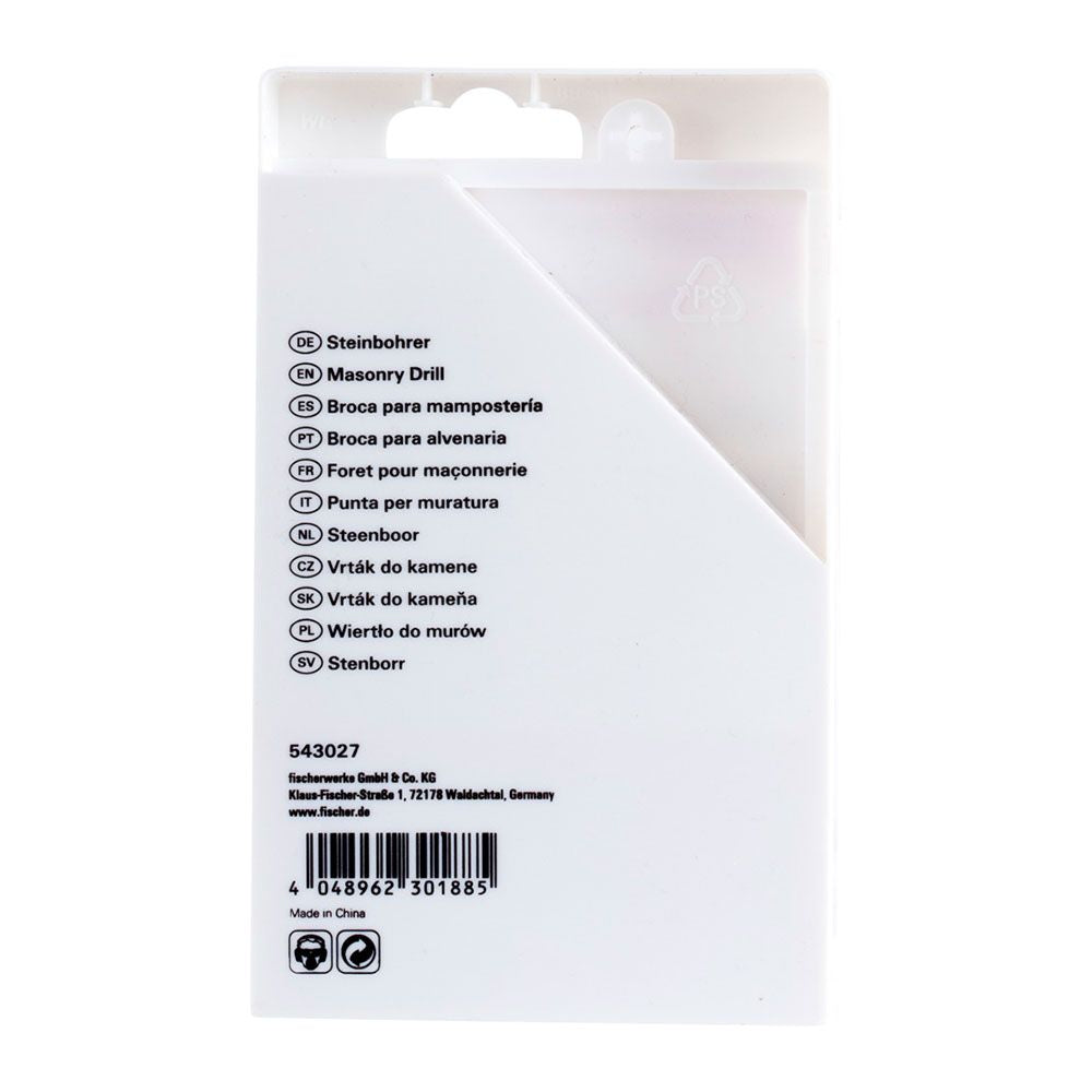 Brocas percusión, juego 8 piezas s ø3,00 /4,00 / 5,00 / 6,00 / 7,00 / 8,00 / 9,00 / 10,00 mm
