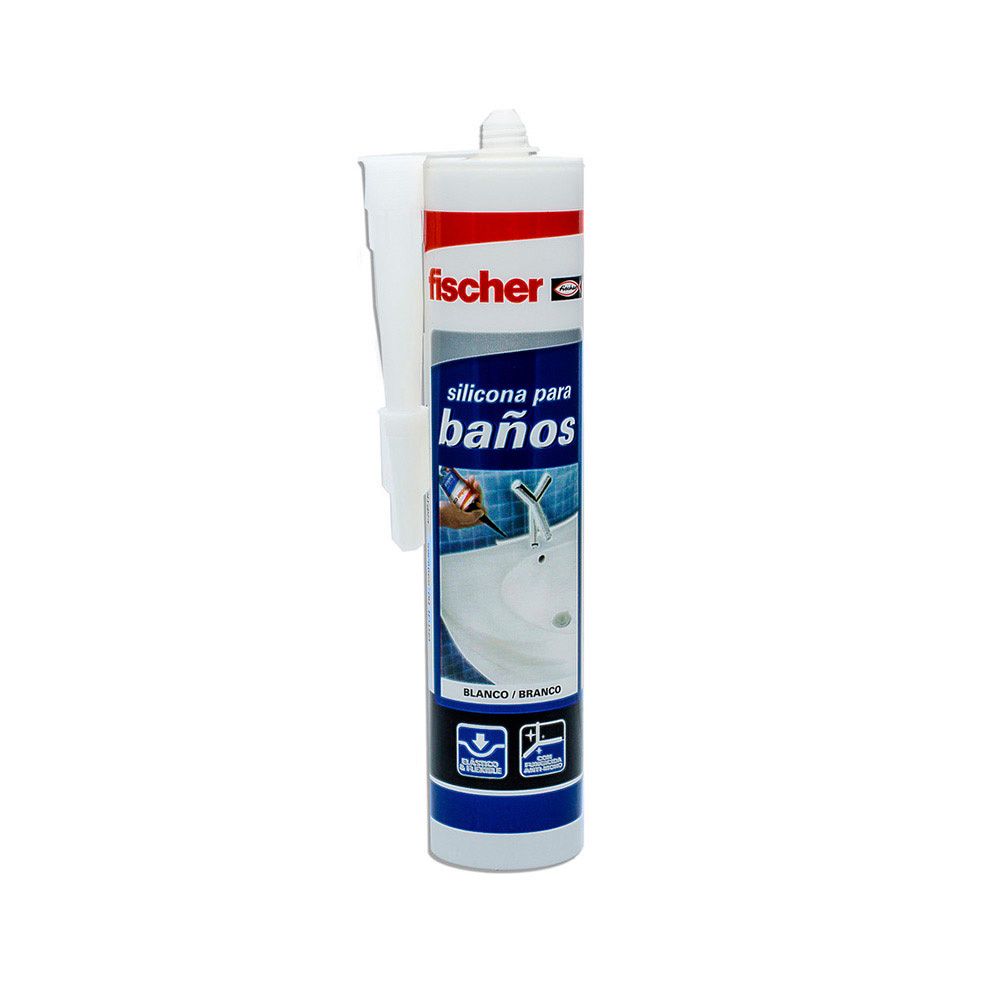 Silicona baños blanco 300 ml