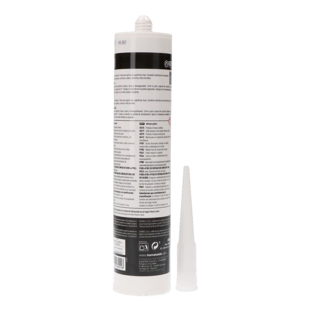 Silicona universal ácida antimoho translucida 280 ml