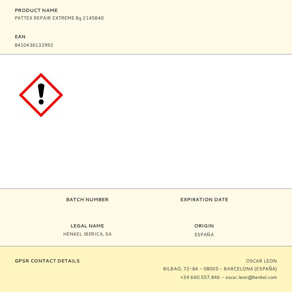 Pattex repair extreme 8g 2145840