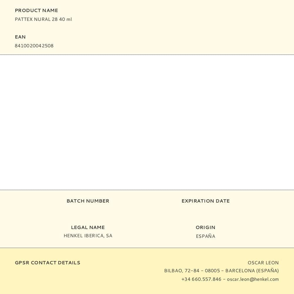 Pattex nural 28 40 ml