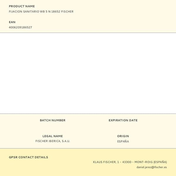 Fijacion sanitario wb 5 n 18652 fischer – PaperEstan