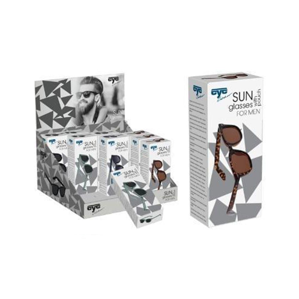 Gafas de sol hombre con funda, colores surtidos