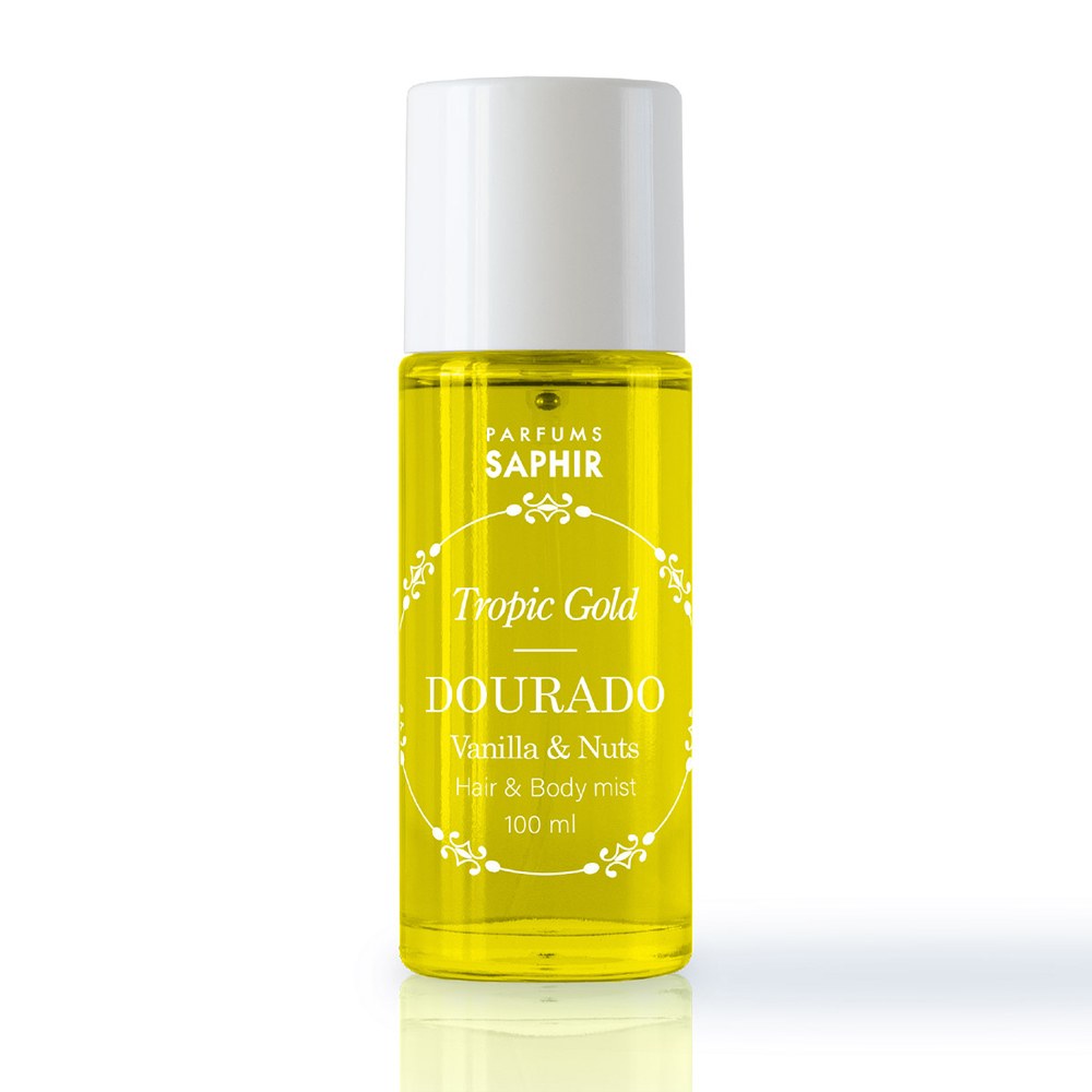 Bruma hair&body mist, dourado, vanilla&nuts, 100 ml