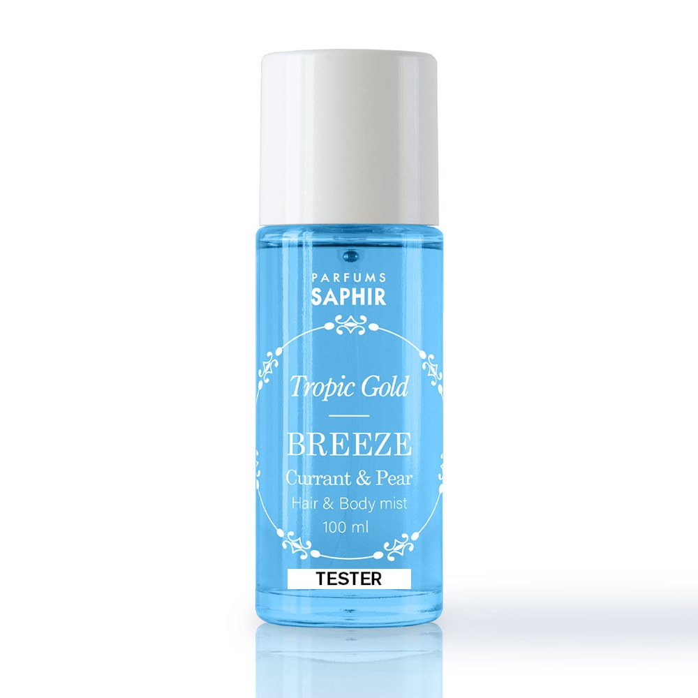 Tester hair&body mist, breeze, currant&pear, 100 ml