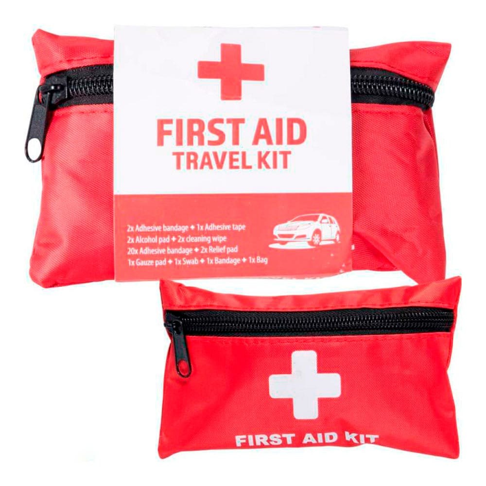 Kit primeros auxilios para viajes con 33 piezas