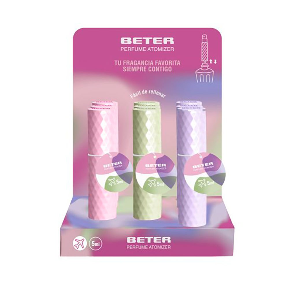 Atomizador recargable para perfume, colores surtidos, 5 ml